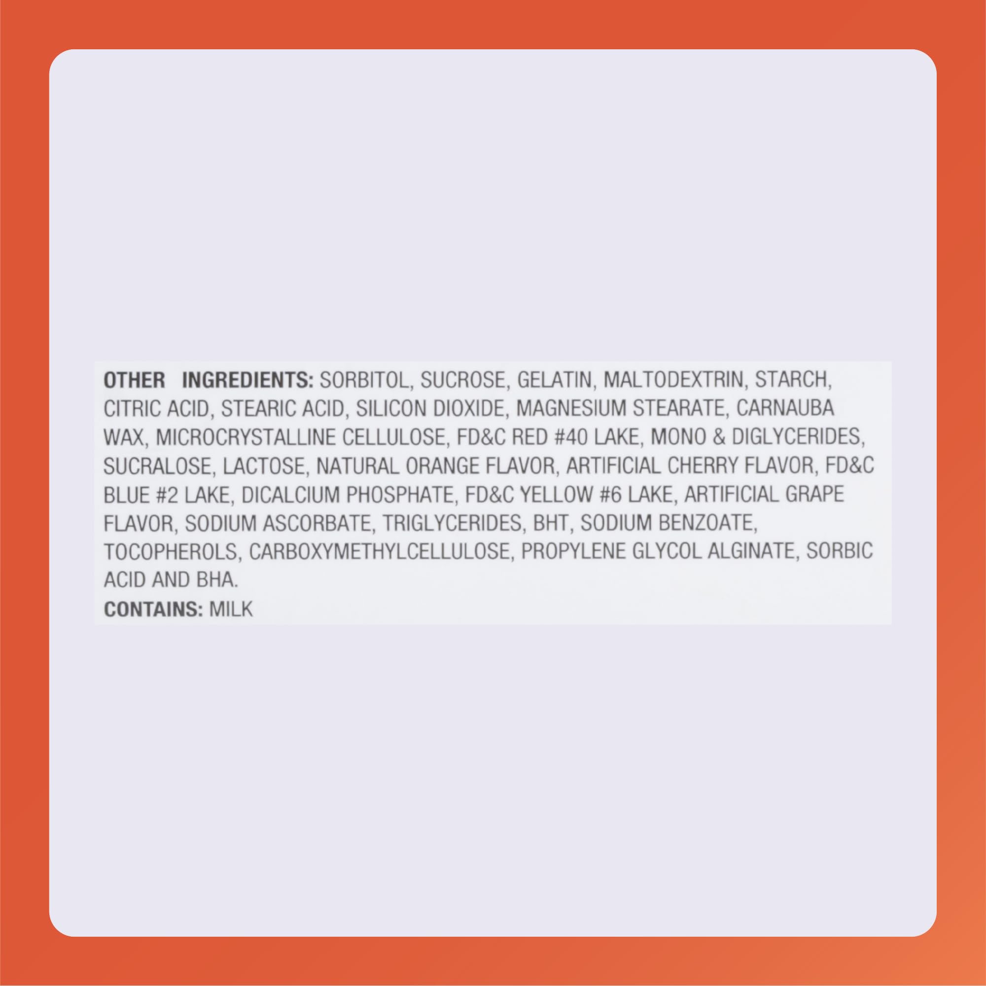 Rugby Children’s Chewable Multivitamin Tablets - Dietary Supplement - Assorted Fruit Flavors - Animal Shapes - 250 Count (1 Pack) — Amazon image 7