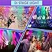 12 Packs 36 LED Stage Lights RGB LED Par Lights 7 Channels DJ Uplights for Events with Sound Activated Remote Control & DMX Uplighting for Events Party Club Wedding Christmas Holiday Disco