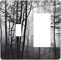 Vista 52 de William Morris Floral Boho Azul Medianoche Azul Bohemio Flor 1 Banda Dúplex Cubierta de Salida Decorativa Receptáculo Único Interruptor Eléctrico