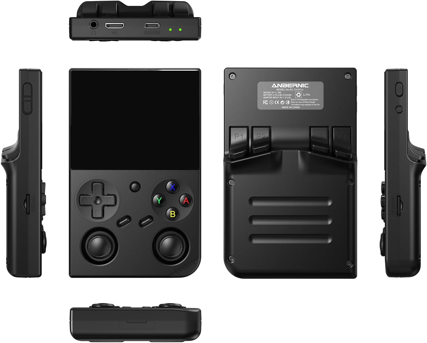 GiipGoop RG35XX Pro Handheld Game Consoles RG35XXPro Retro Gaming Console with 64GB 4353 Games Card Video Game Console Portable Pocket Arcade Support 30+ Simulators WiFi Bluetooth HD Output Black 8 61d0bECOLUL. AC SL1500