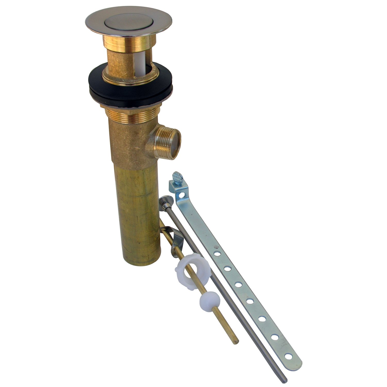 LASCO 03-4627 Brass Lavatory Pop Up Drain Assembly with 1 1/4-Inch
