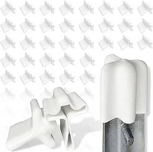 50 Pcs T Post Caps, Safe T-Post Cap Vinyl Safety Topper for Fence ...