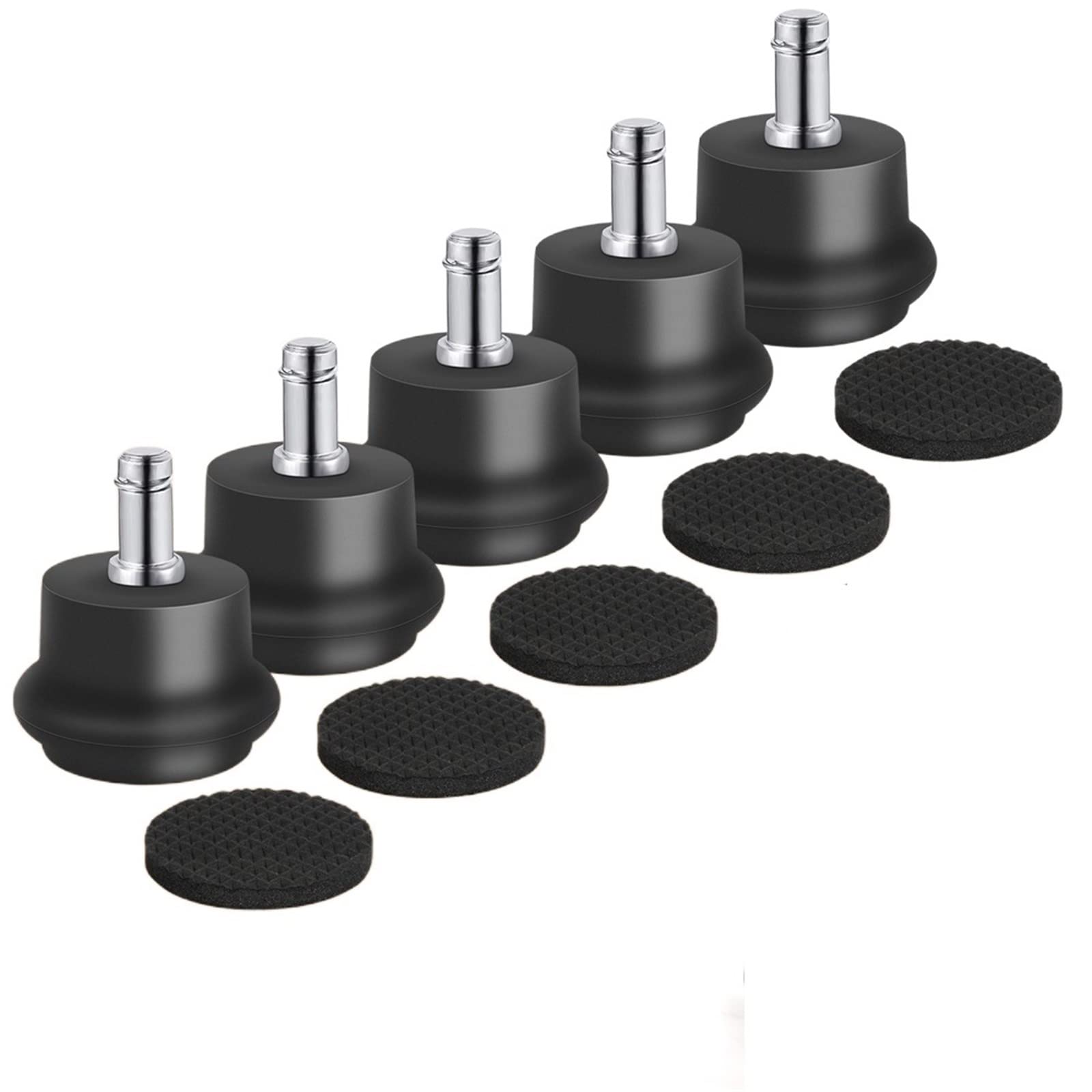 Roulettes pivotantes de rechange pour chaise de bureau lot de 5 - 7
