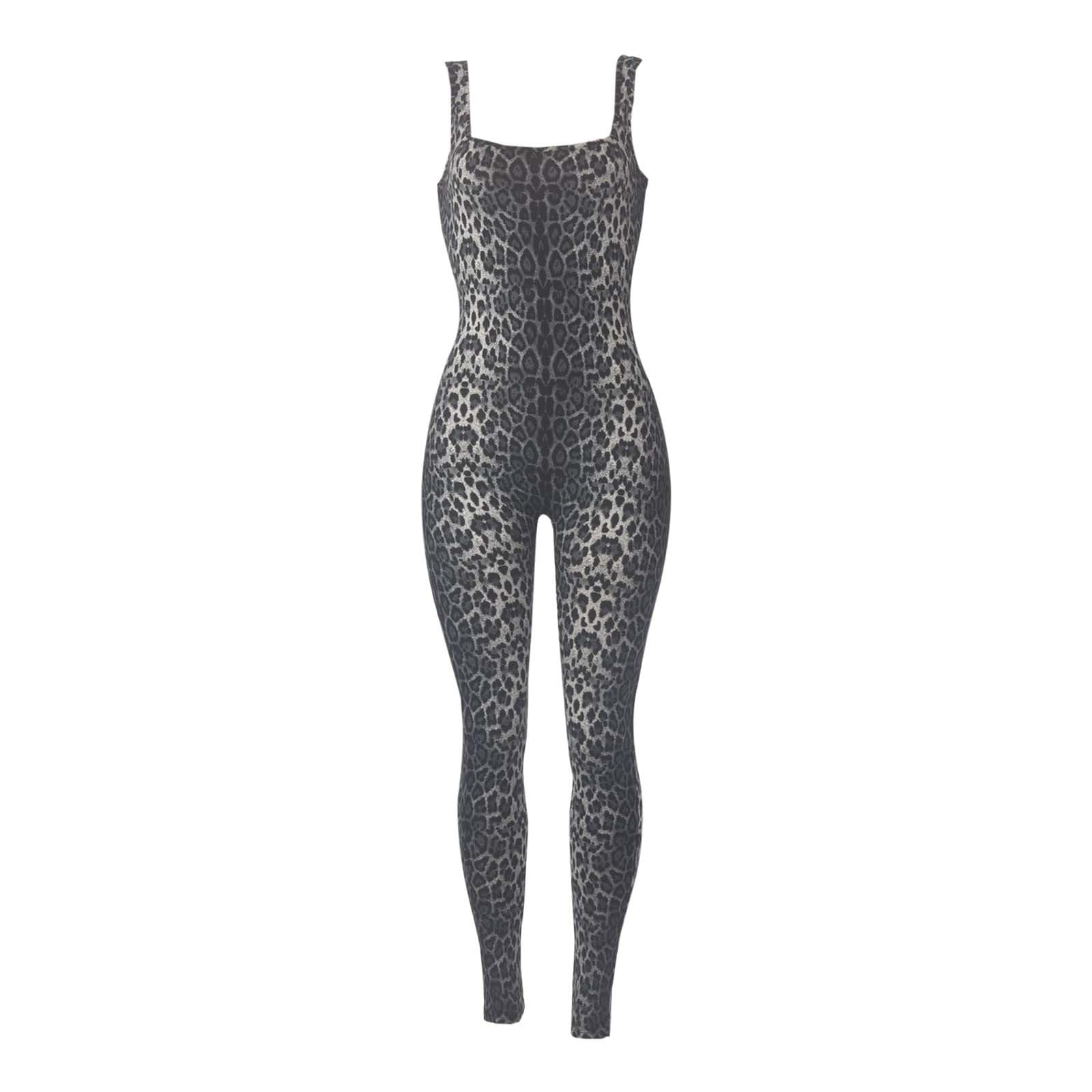 Mono sin mangas con estampado floral acanalado para mujer 4
