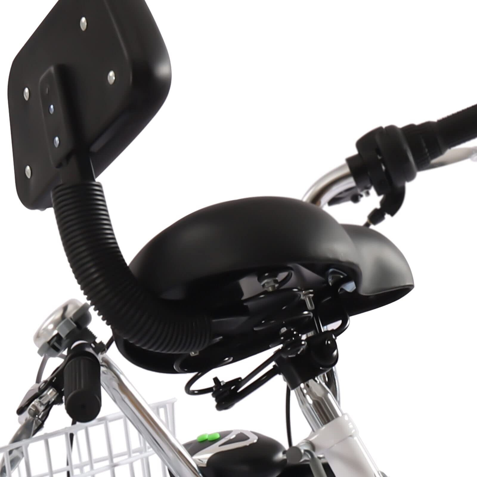 Triciclo Pieghevole Da 24 Pollici Per Adulti – 7 Marce, Telaio In Acciaio, Cestino E Luce LED, Ideale Per Uomini, Donne E Anziani