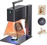 LaserPecker LP2 (Basic) Laser Engraver Cutter, 60W Galvo Laser Handheld Engraver High Precision 0.05mm Compressed Spot, 36000mm/min High Speed Portable Engraving Machine for Wood Kraft Paper Leather