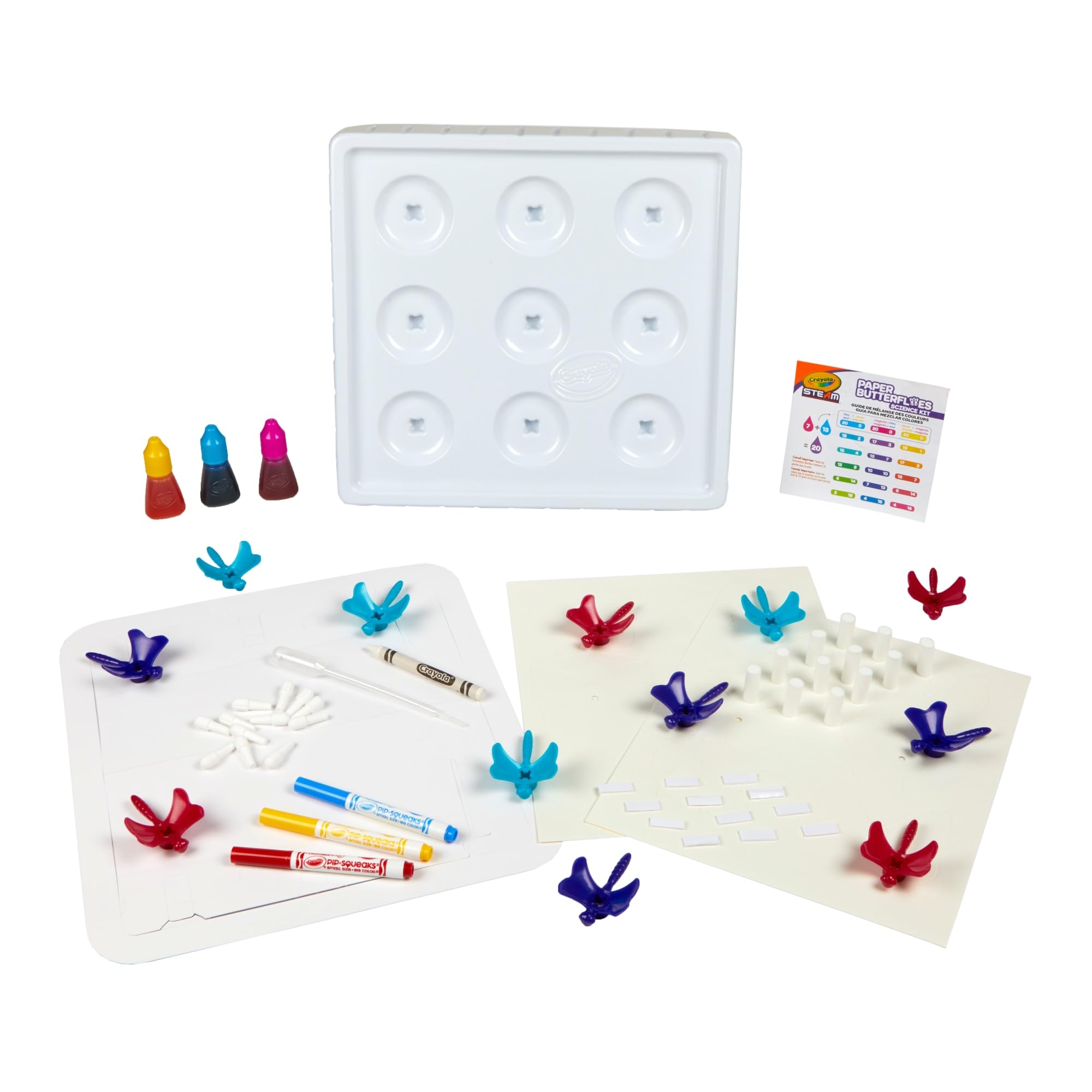 Crayola Paper Butterfly Science Kit STEAM Spielzeug Geschenk für Kinder Alter 7 8 9 10