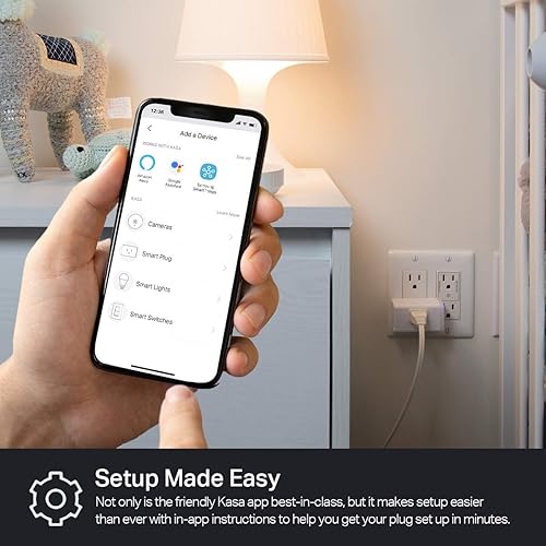 Miniatura 14 de Kasa Smart Enchufe HS103P4, toma Wi-Fi para el hogar inteligente funciona con Alexa, Echo, Google Home e IFTTT, no requiere concentrador, control