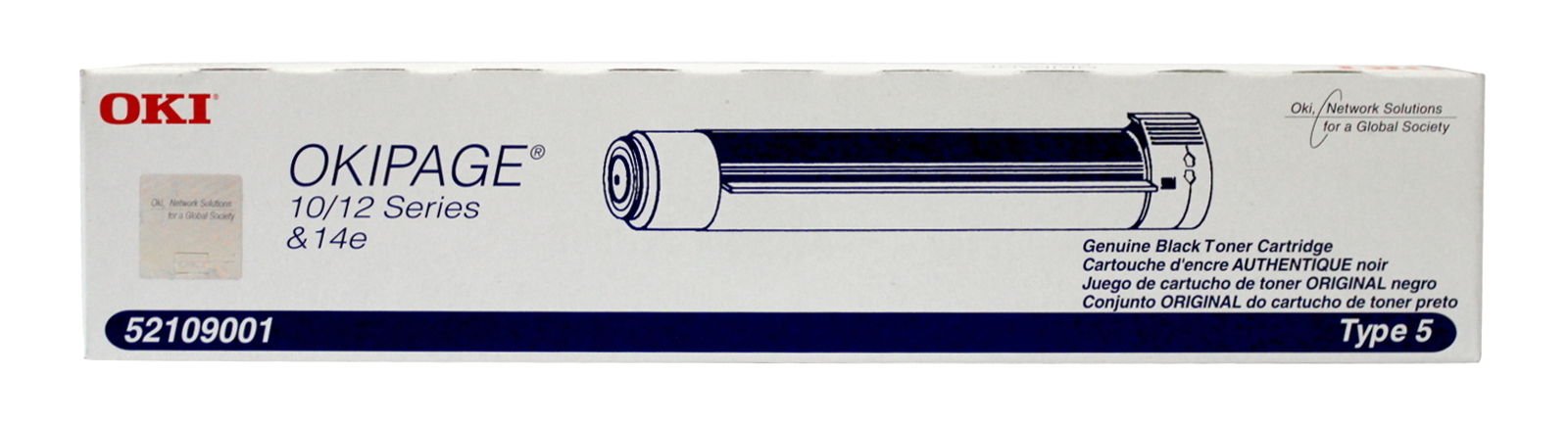 Okidata Brand Okipage 10 Standard Page Yield Black Toner - 52109001 by Oki Data
