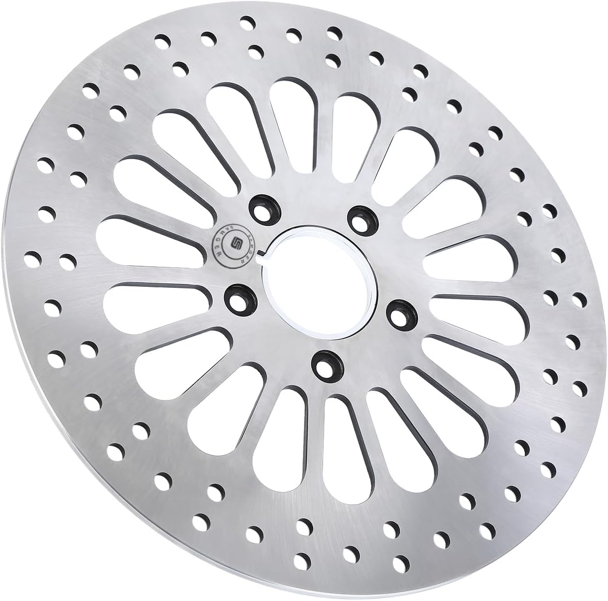 Samger 11.5" Super Spoke Front Brake Rotor Disk Fit For Harley Touring Electra Glide Electra Glide Dyna Sportster Softail 2000-2015