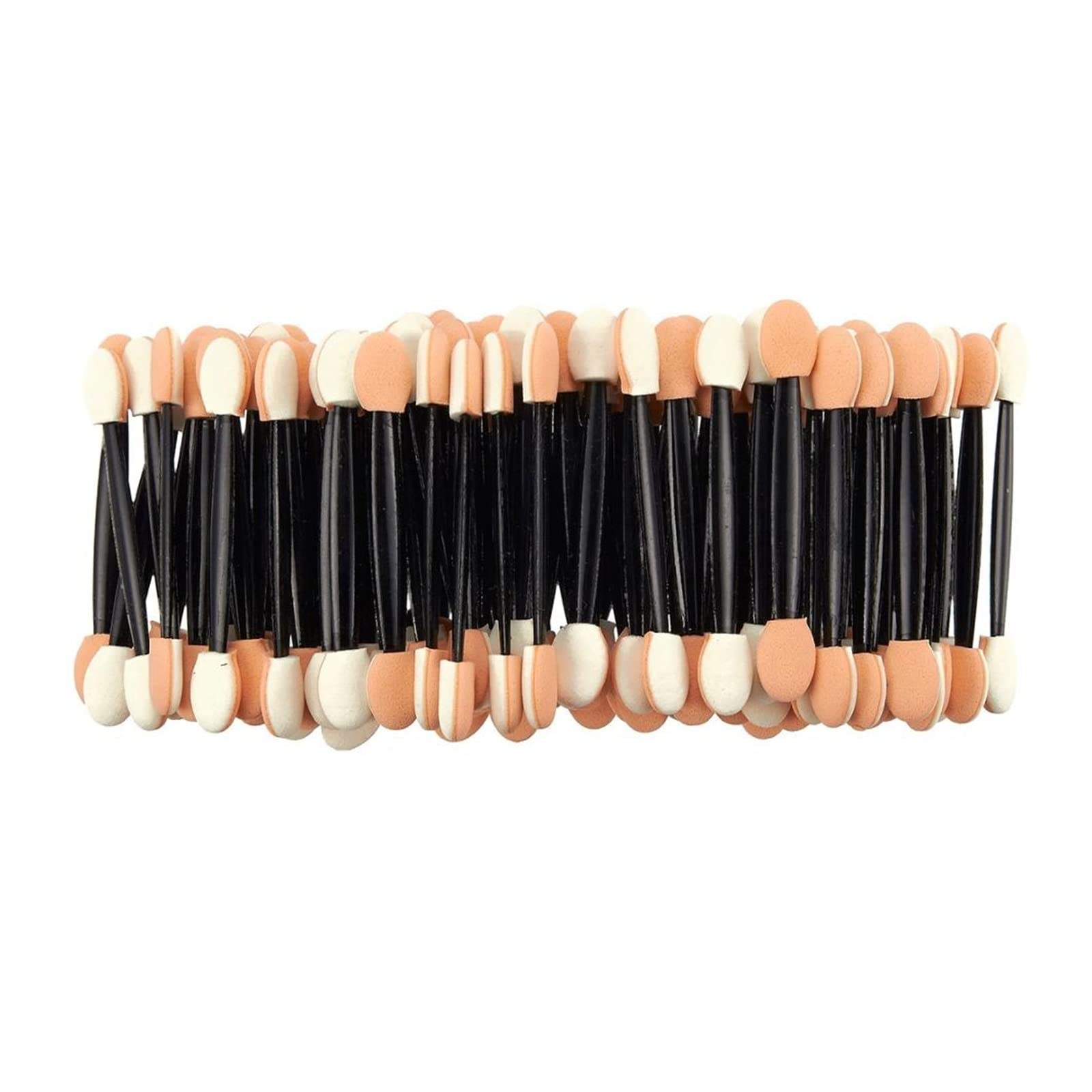 1000 stücke Doppelseitige Lidschatten Kosmetikpinsel Lidschatten Eyeliner Schwamm Lippenpinsel Einweg Make-up Augenpinsel Nagelkunstpinsel lingli(Color:5.5cm)