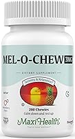 Vista 8 de Maxi Health Melatonina masticable, sabor a bayas kosher, 3 mg de melatonina para adultos o adolescentes, ayuda natural para adultos, alternativa