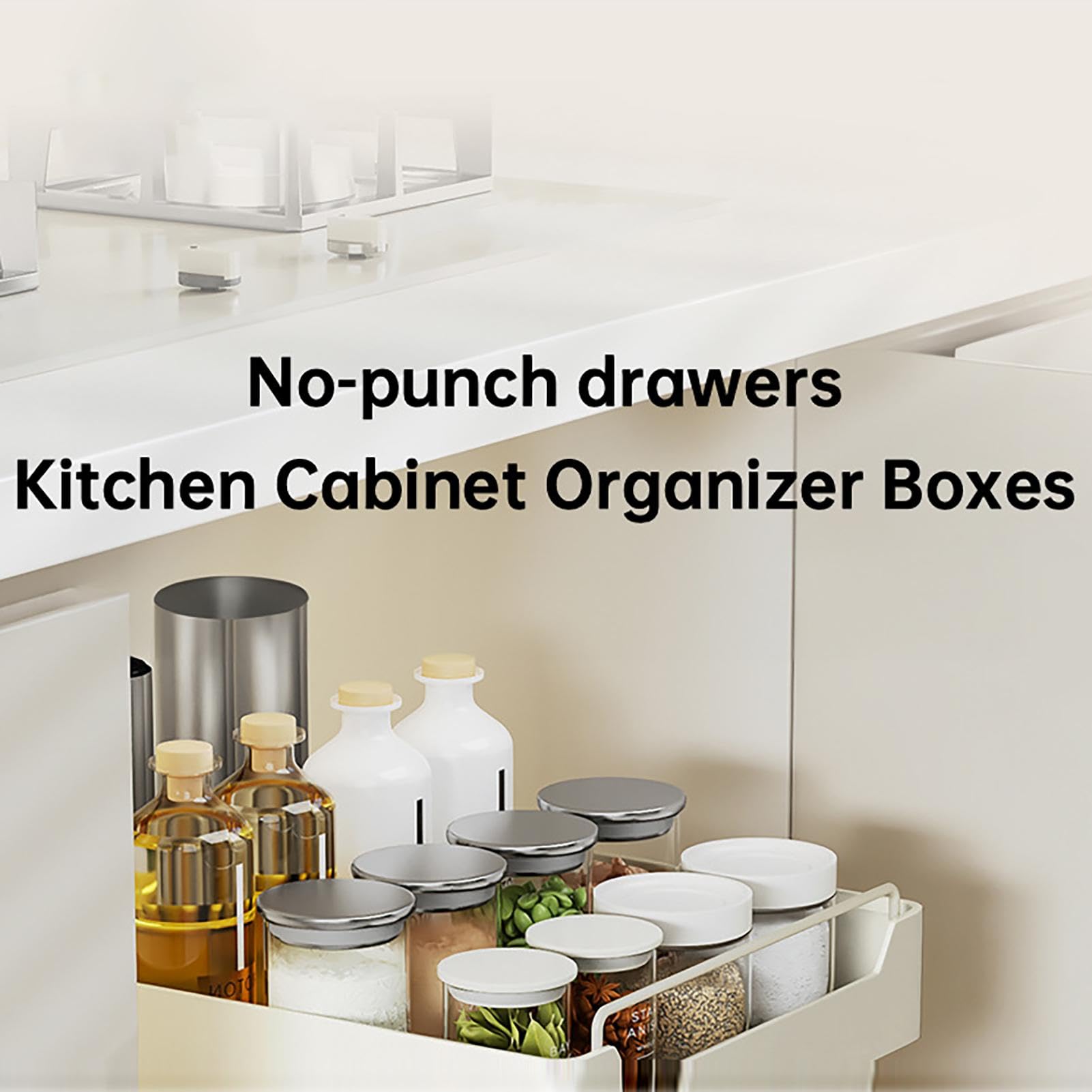 Schubladen-Utensilien-Organizer – Besteck-Organizer | einfache Installation, Schubladen-Organizer, Küche, ausziehbare Schublade, ausziehbare Schublade, ausziehbare Utensilienschub