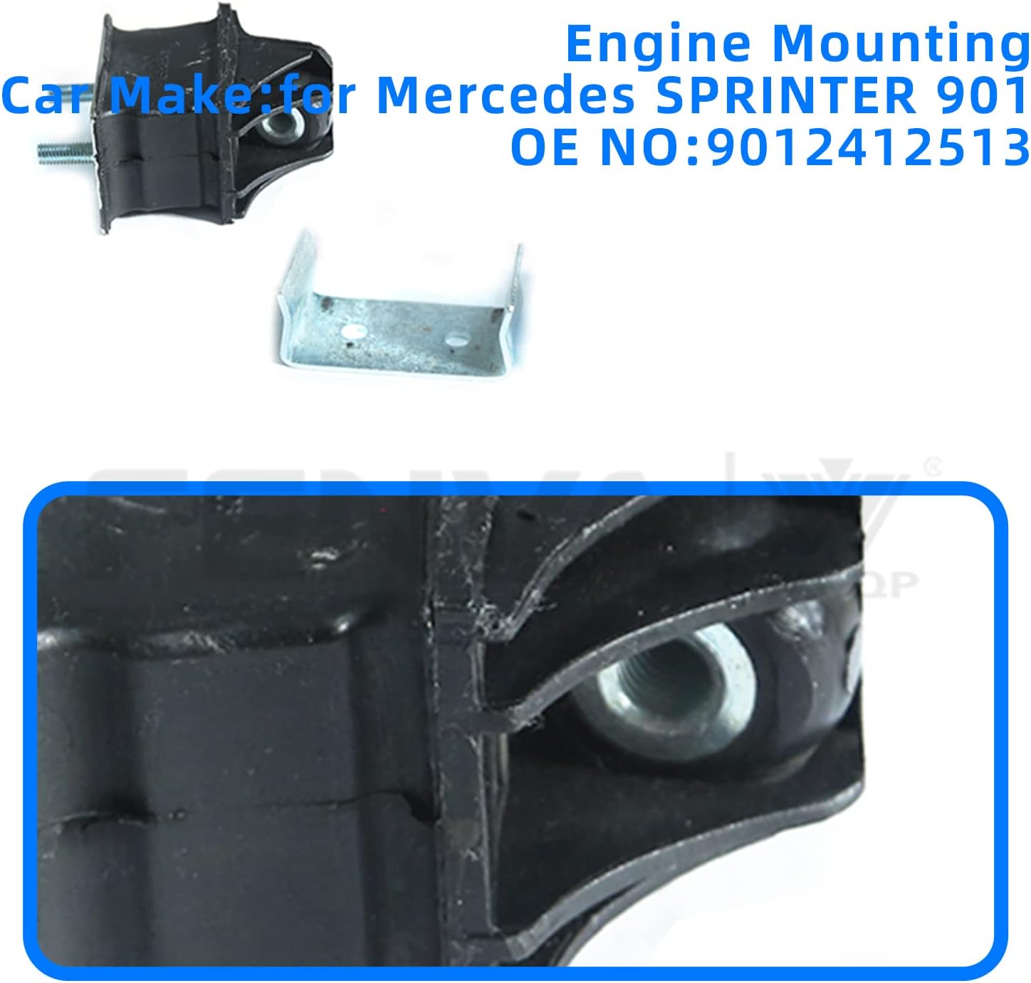Car Front Left Right Engine Mounting Plastic for Mercedes Sprinter 901 902 903 904 9012412513 5104035AA 05104035AA 9012412413 9012412713