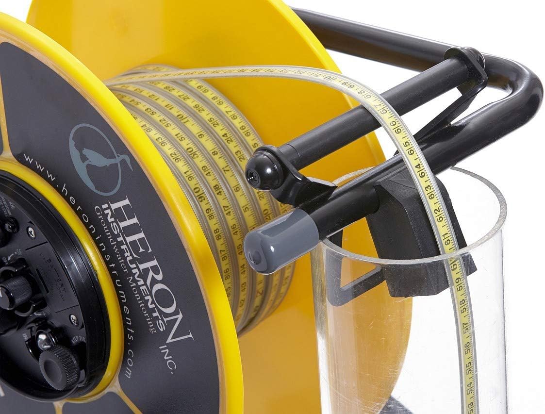 Heron dipper-T2 Dual Function Water Level Meter with Detachable Probe, Drawdown, and Intrinsic Safety (200ft Tape)