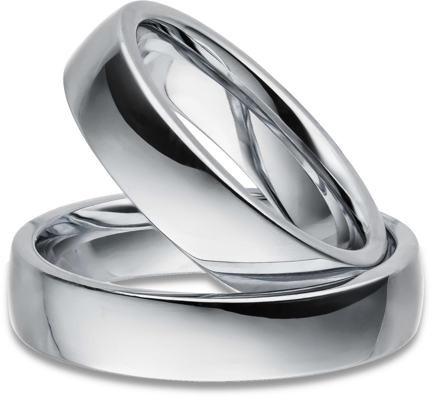 Kolibri Rings Set fedi nuziali Argento 925 5 mm incisione gratuita custodia inclusa