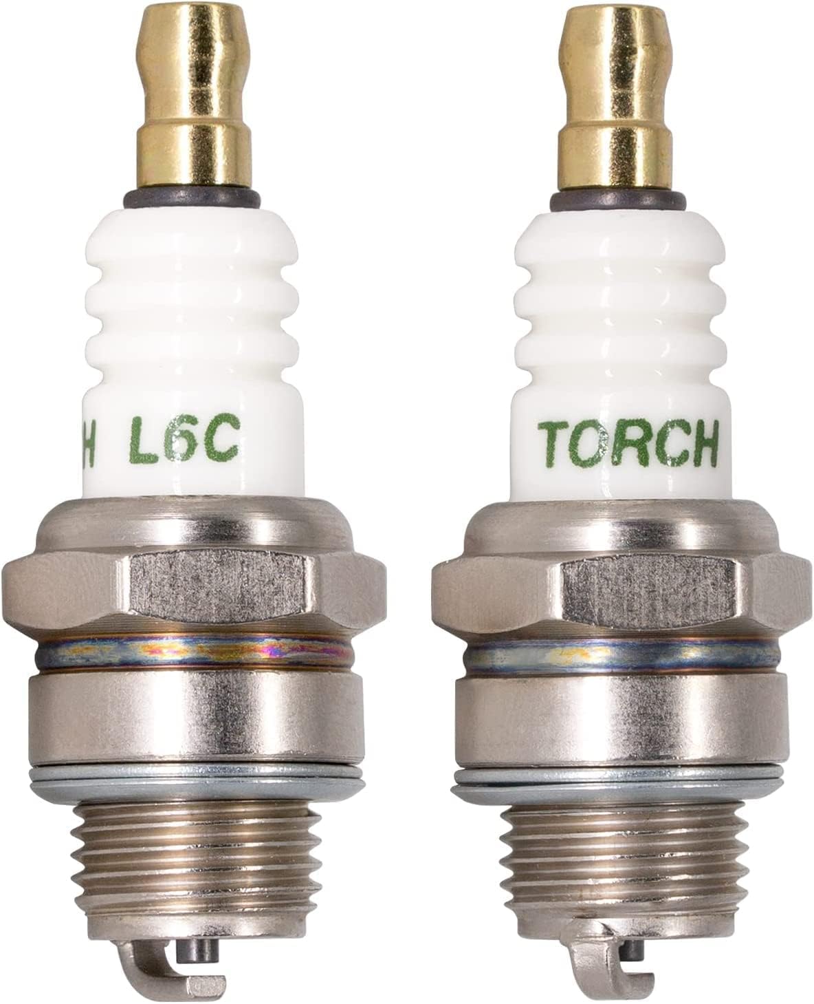 PK8 TORCH L6C Spark Plug Replace for NGK BM6A BM6 Spark Plug, for CHAMPION CJ8 RCJ8 TJ8J Spark Plug, for DENSO W20M-U W20M-US Spark Plug, for BOSCH WK175T1 WS6E WS7E WS8E 0241240600 Spark Plug, OEM