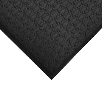 M+A Matting Cushion Max Anti-Fatigue Mat | Comfortable Slip-Resistant Ergonomic Mat (Charcoal, 4' x 6')