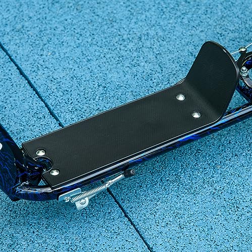AIYAPLAY Kids Scooter, Big Wheel Kick Scooter with Adjustable Height Handlebar, Non-slip Footplate, Rear Brake, Kickstand, for Kids 6-12 Years Old, Blue - Image 8