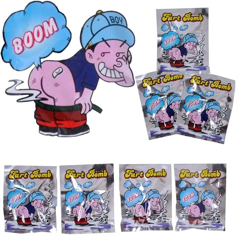 10PCS New Funny Shock Toys Fart Bomb Bags Stink Bomb Smelly Explosion Smelly Package The Whole People Toy Stink Fart Packages Odor April Fool 's Day Toys- Funny Gag Prank Joke Nasty - Image 3