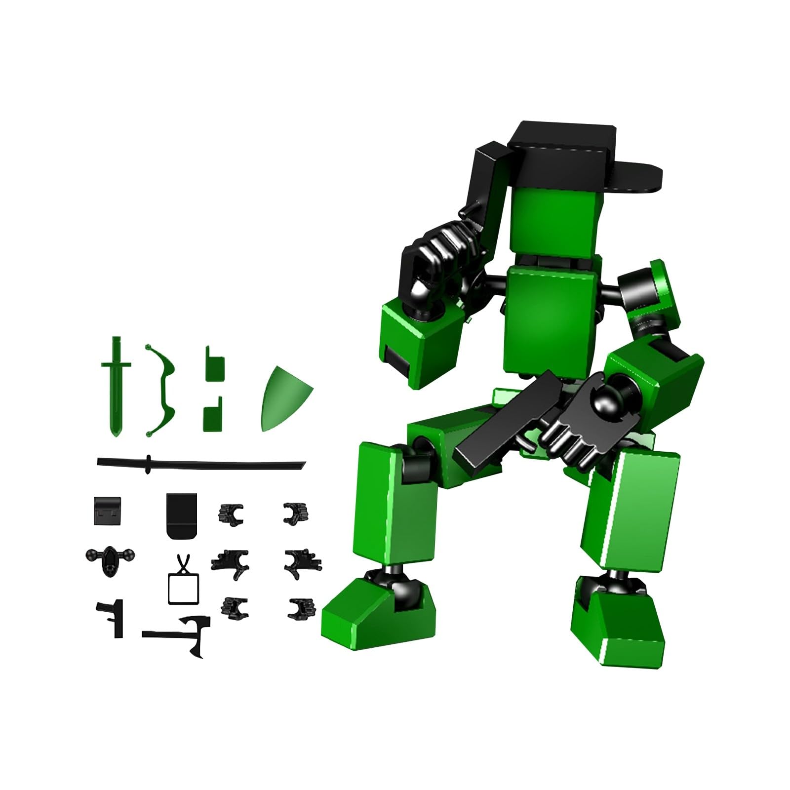 Mini Titan 13 Action s Hip Hop Dummy Robot Action Toys Stick Multi Joints Movable Desktop Decoration A01