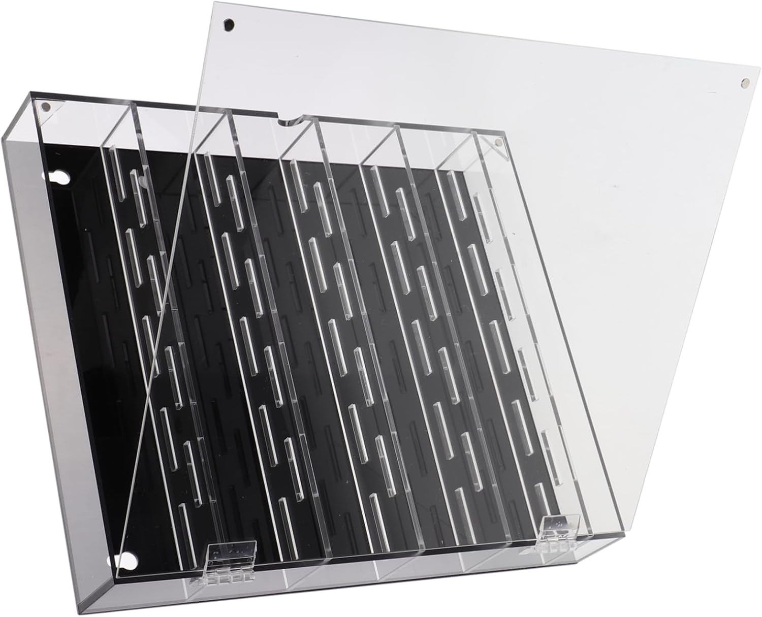 jojofuny Clear Storage Box for Display Case for Protector Holder for Collectors