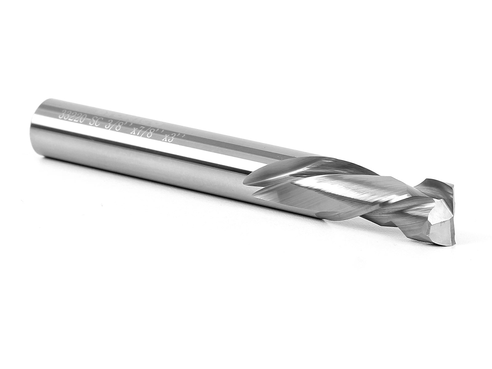 ZahyoX PRO Solid Carbide Compression Spiral Router Bit - 1/4" Shank, 1/4" Dia, 5/8" CL, Nano Coated - View #5