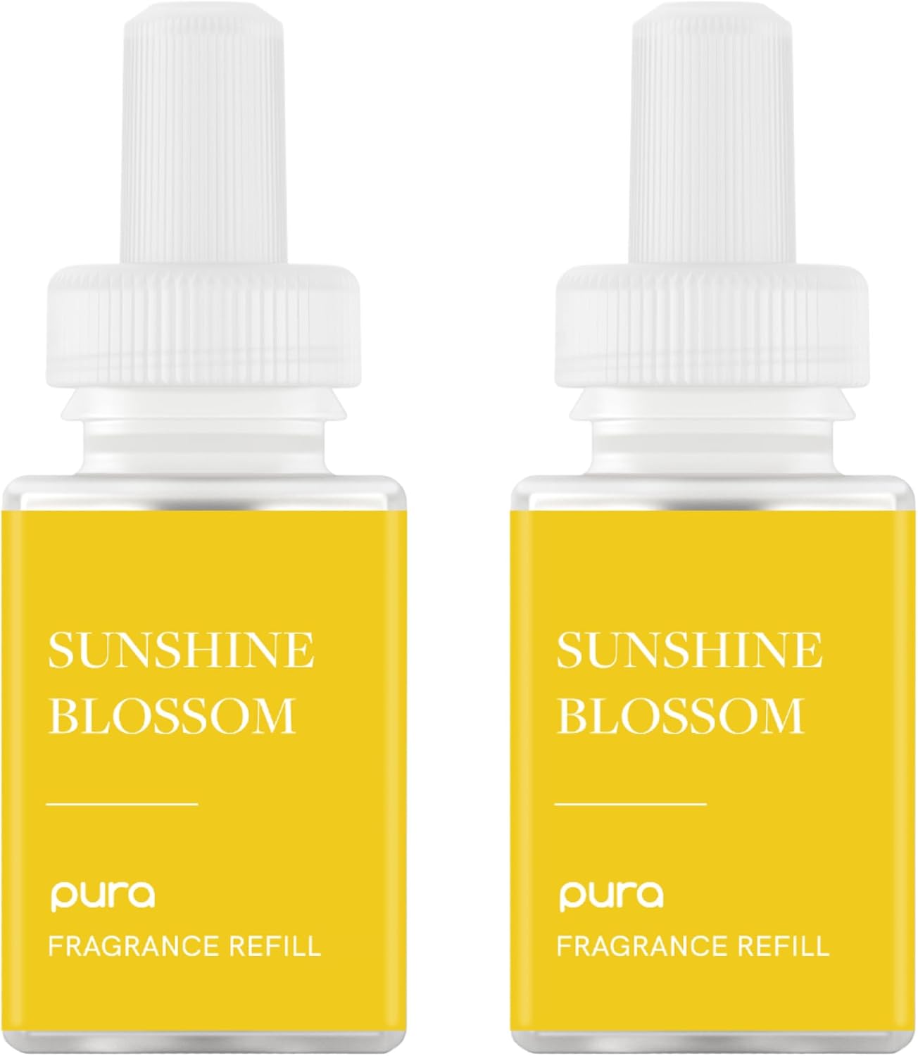 Pura Home Scent Refill - Smart Home Air Diffuser - Hours of Luxury Fragrance per Refill - Clean & Safe Pura Diffuser Refills - Sunshine Blossom (2 Pack)