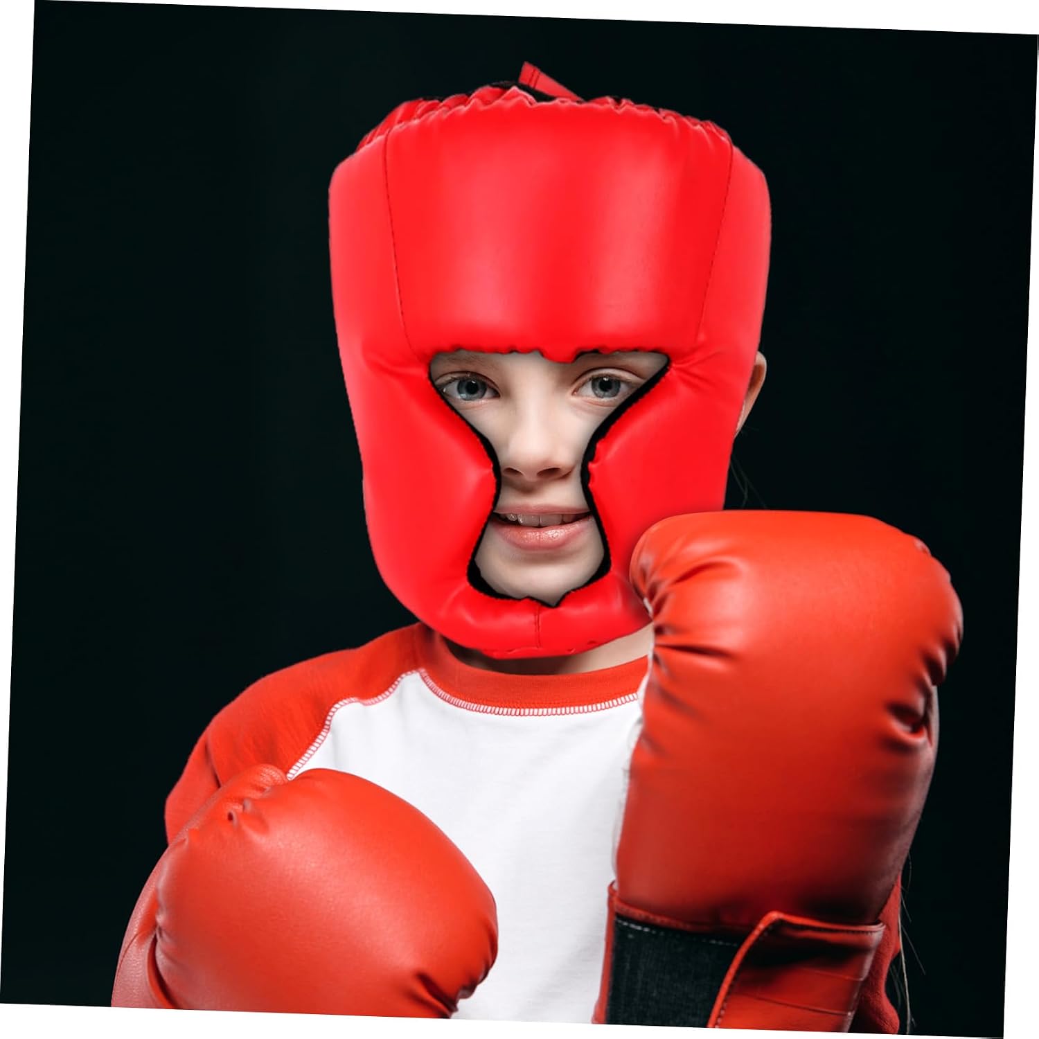 Boxing Headgear for Sparring Training Protective Gear for Taekwondo Kickboxing S Moisture Wicking Lining Shock Absorption Versatile Use for Young