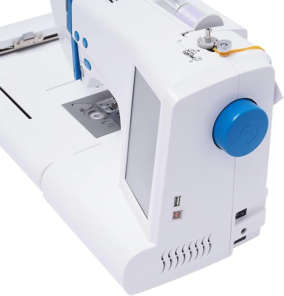 Computerized Sewing and Embroidery Machine, 75 Built-In Designs + Pattern Borders, 4 X 9.2 Embroidery Area, 7 LCD Touchscreen Display - Perfect for Crafting and Personalizing Items