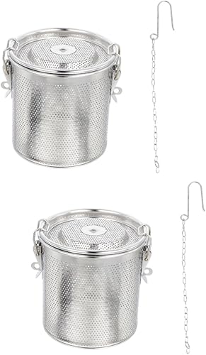 DOITOOL 2 bolas de malla de té perfumadas de acero inoxidable