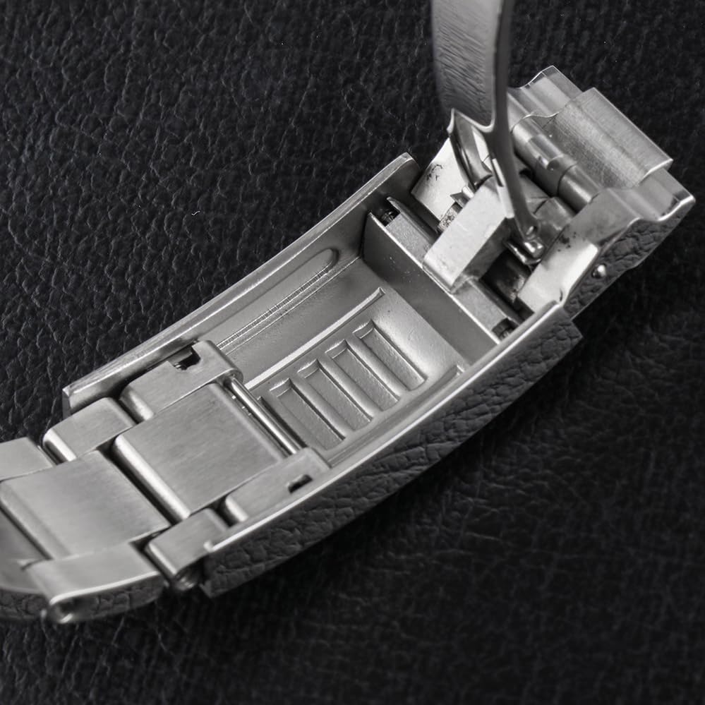 Japoński zegarek mechaniczny NH35 bez logo DIY niestandardowy mod klasyczny masywna stal automatyczne zegarki dla mężczyzn świecący szafirowy kryształ biznesowy męski zegarek 36 mm