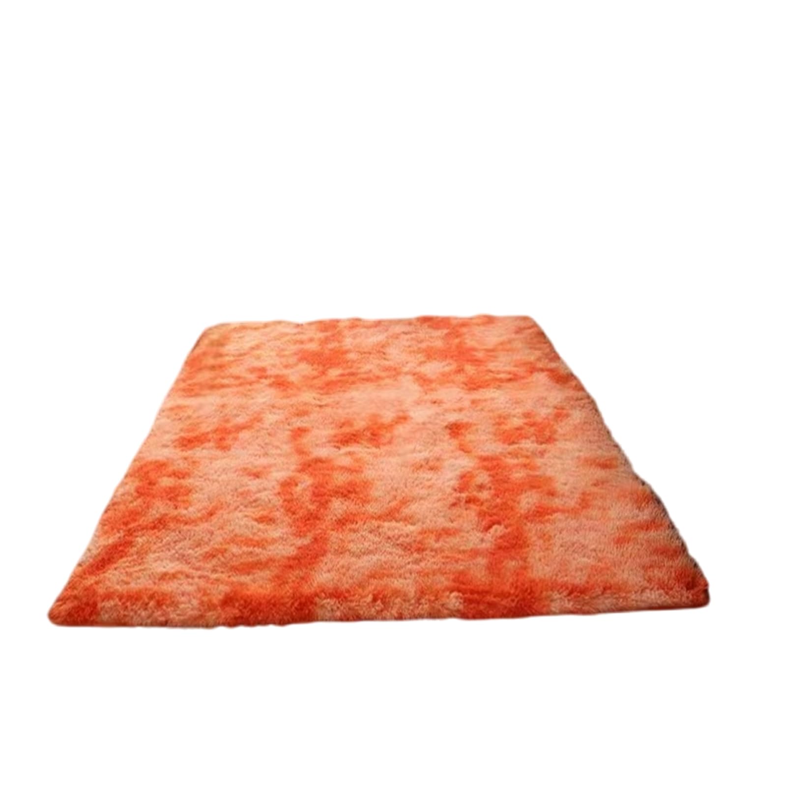 Dywan Do Sypialni 130 x 280 cm Absorpcja Dźwięku I Redukcja Hałasu Geometryczne Dywany Zewnętrzne, Pomarańczowy