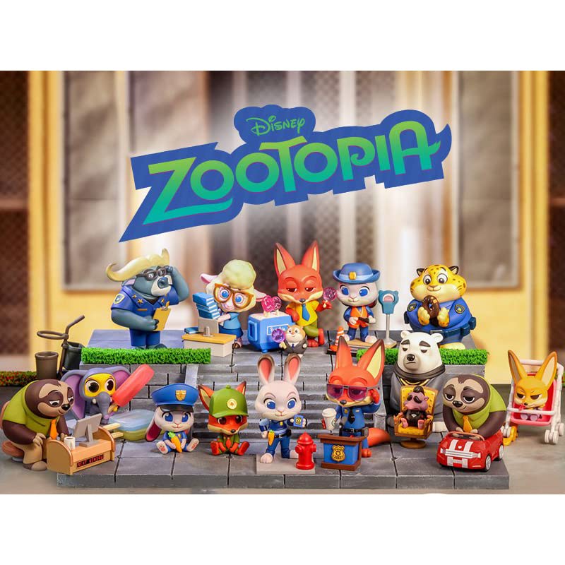 Amazon | POP MART DISNEY ZOOTOPIA シリーズ PVC&ABS製 