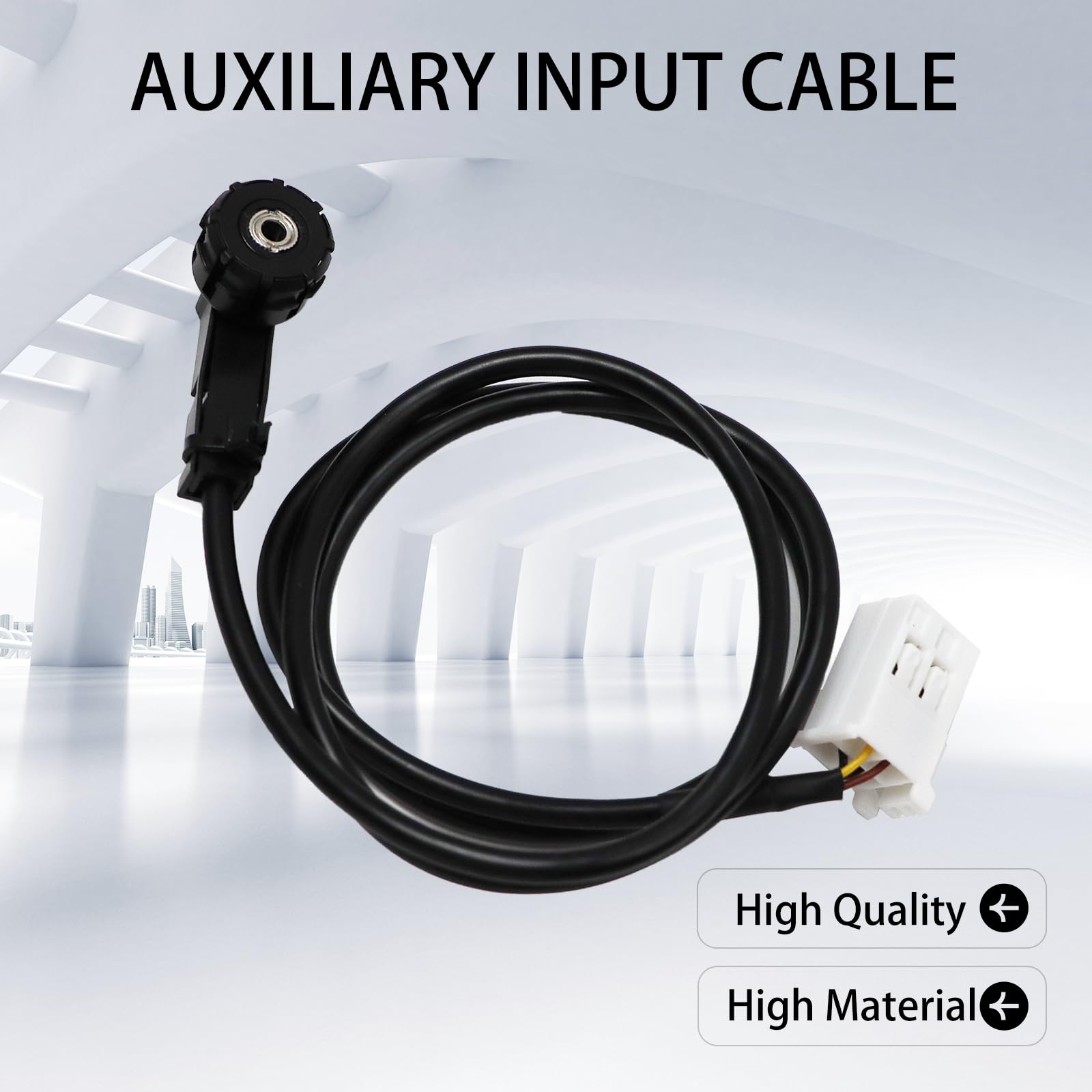 Kabel wejściowy do radia Aux do klasy C W203 S203 CL203 CLK W209 C209 A209 Aux wejście radiowe kabel wiązka przewodów A2034401808