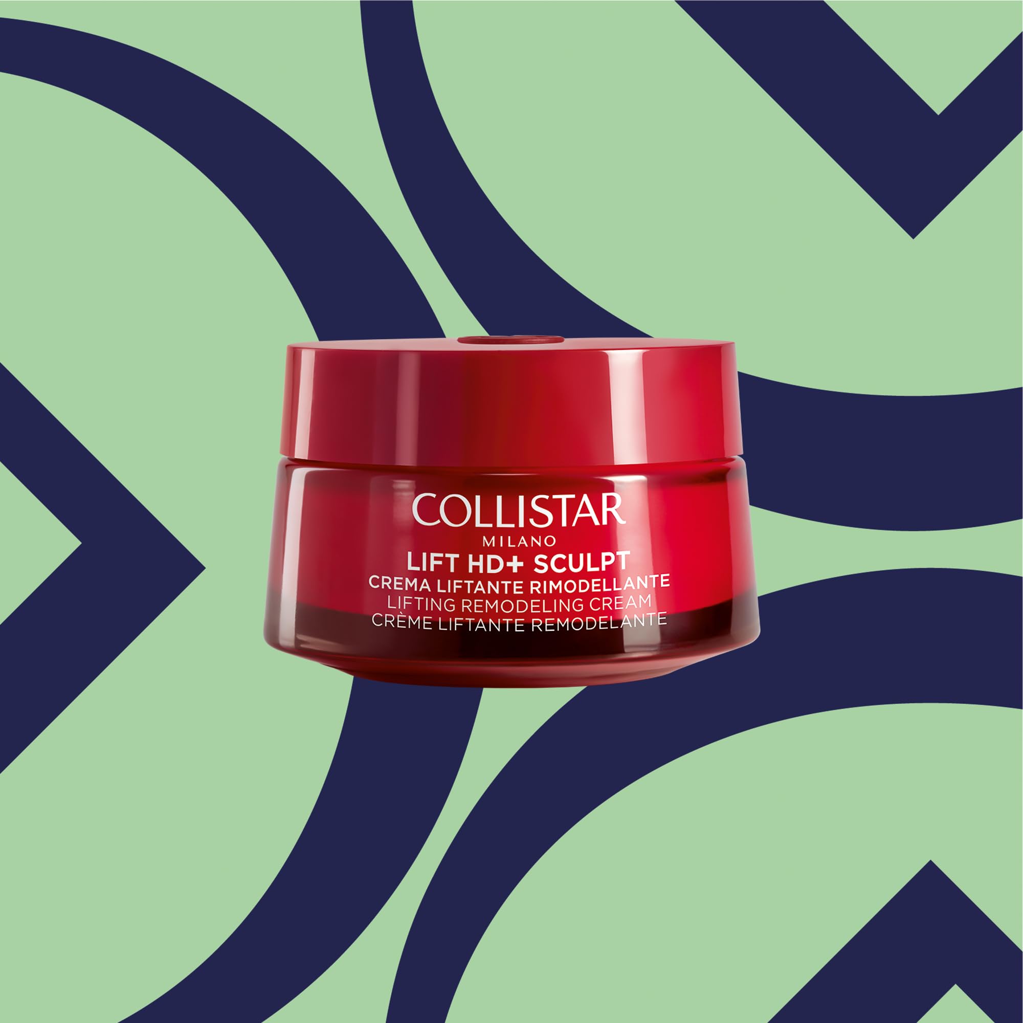 Collistar Lift HD+ Sculpt Lifting Crem, krem do twarzy i szyi, natychmiastowy efekt liftingu bez silikonów, odporny na pot, również do skóry wrażliwej, 50 ml