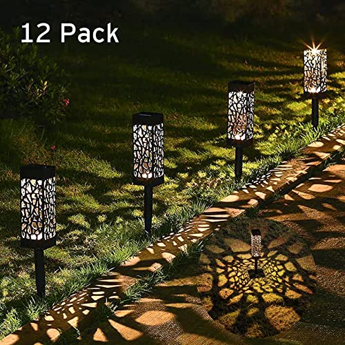 Maggift 8 Pcs Solar Powered Led Garden Lights, Solar Path Lights Outdoor, Automatic Led Halloween Christmas Decorative Landscape Lighting For Patio, Yard And Garden #TOP2