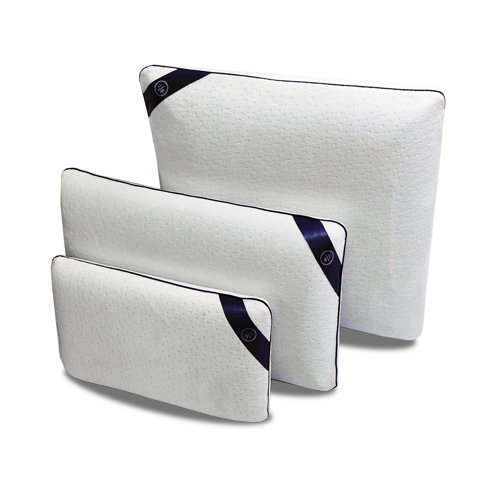 SAMPUR Oreiller Zenith | Mousse à mémoire de Forme Microperforée & Ventilée | Housse hypoallergénique et Lavable | Maintien Optimal de la Nuque (40x70 cm)