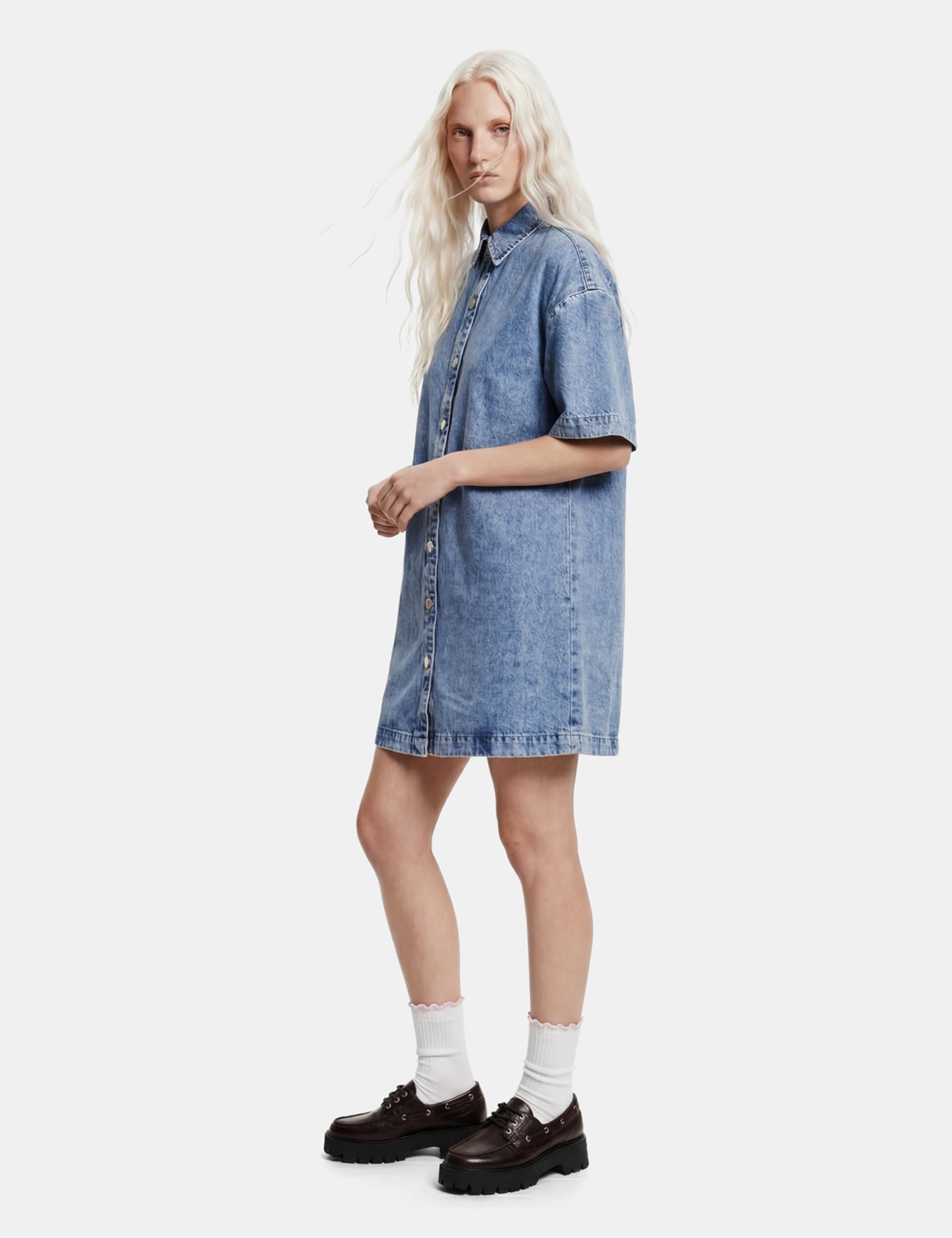 PIECES Female Midikleid PCSKY A-Silhouette Denim | Mini dress