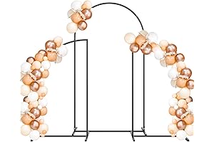 Wrought Iron Wedding Arch Kit Set of 3 for Parties and Celebrations