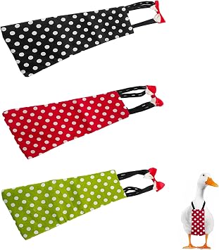 3 Pack Duck Diapers for Pet Ducks, Ideal Chicken Diapers for Indoor Chickens, Reusable and Adjustable Poultry Diaper Covers