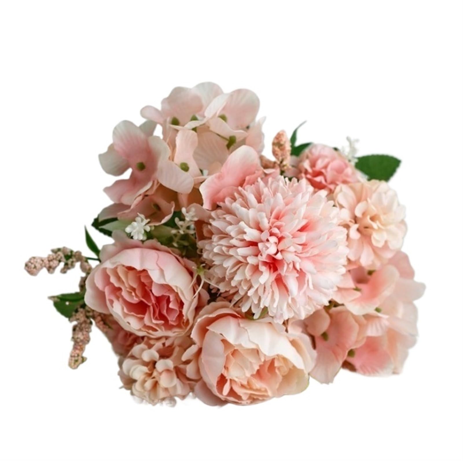 ZGCrumphant Artificial Wedding Bouquet 31cm Simulated Rose Wedding Handheld Flower Artificial Peony Bouquet Flowers For Home Party Decoration(Color7,2pcs)