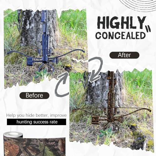 فريندا 2 لفة شريط كامو ذاتي اللصق للتخفي للصيد في الهواء الطلق ملحقات صيد معدنية عرض 4 انش