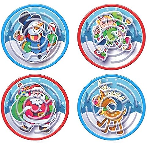 Playwrite 108 Christmas Maze Puzzles for Kids Cover