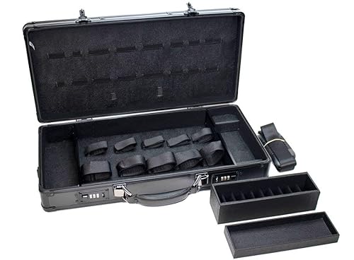 Miniatura 6 de HairArt Estuche de peluquero, estuche de herramientas para kit de peluquería (negro mate)