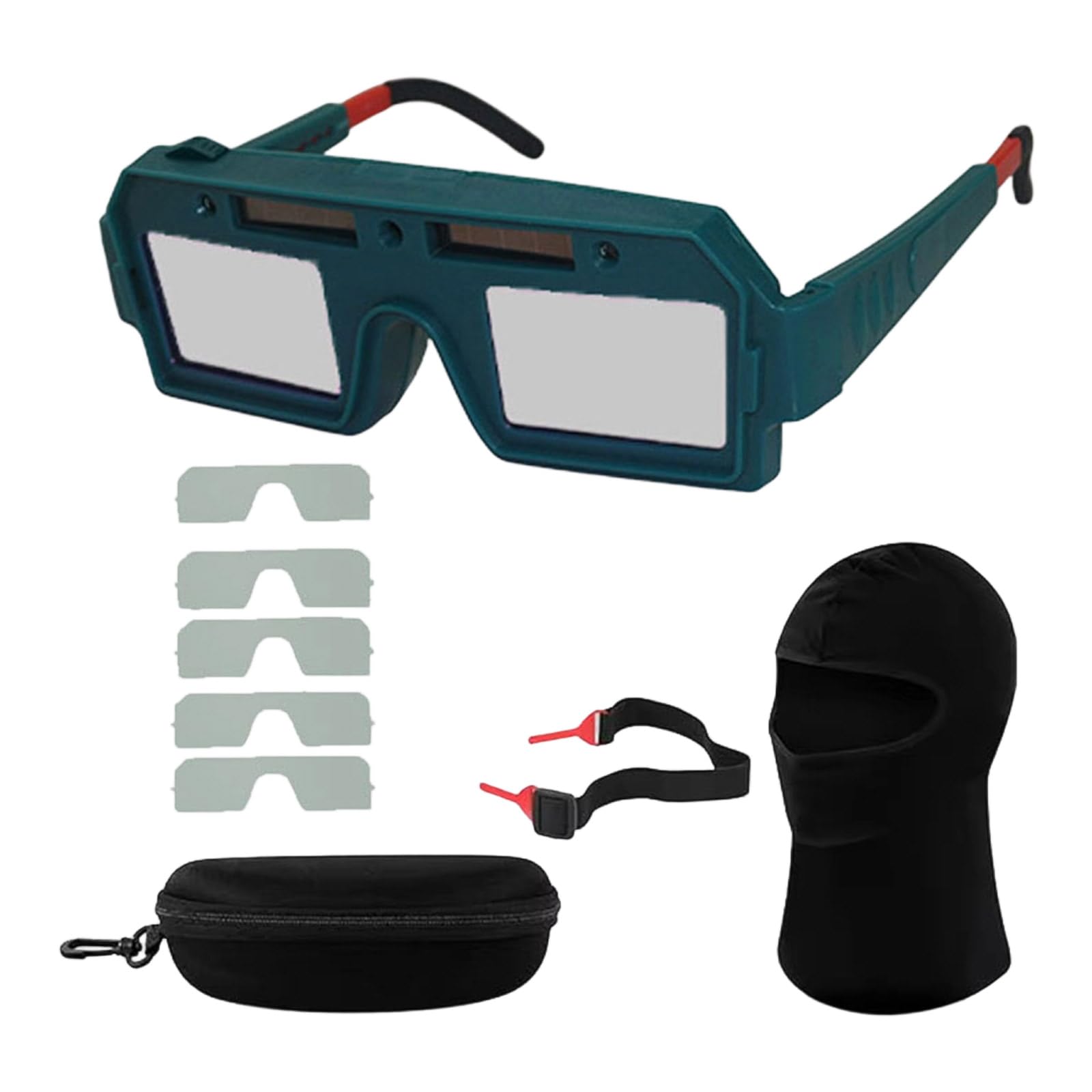 Auto Dimming Welding Goggles Eye Protective Lens Glasses Tool Welding Glasses for Tig Cutting Fast Response