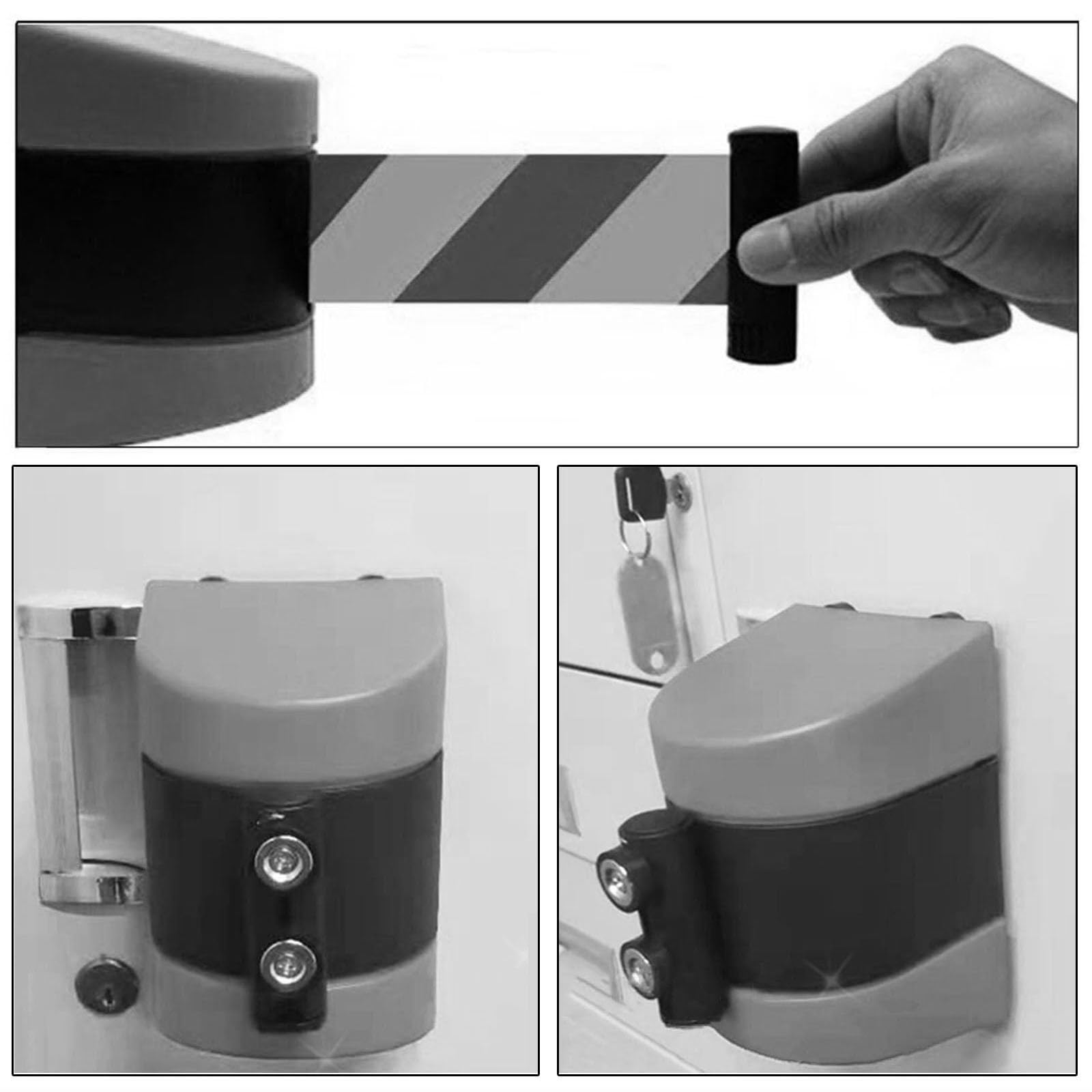 menigte controle barrière stalen barricade