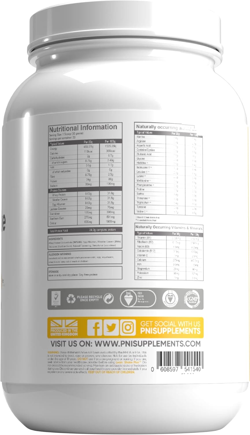 PNI Lean shake Plus Gluten & Lactose Free Meal Replacement (Chocolate