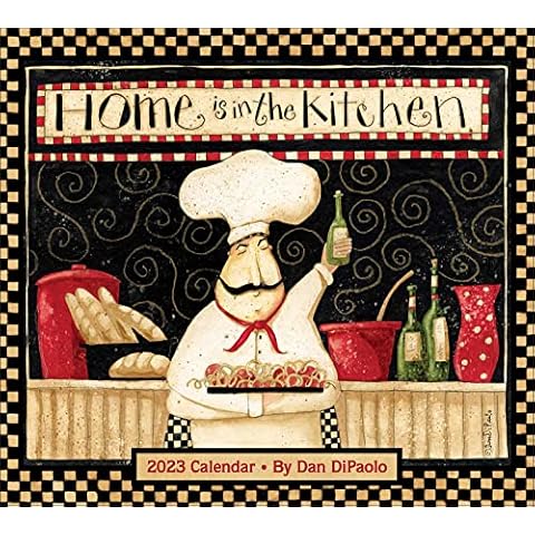 Home Is in the Kitchen 2023 Deluxe Wall Calendar Cover