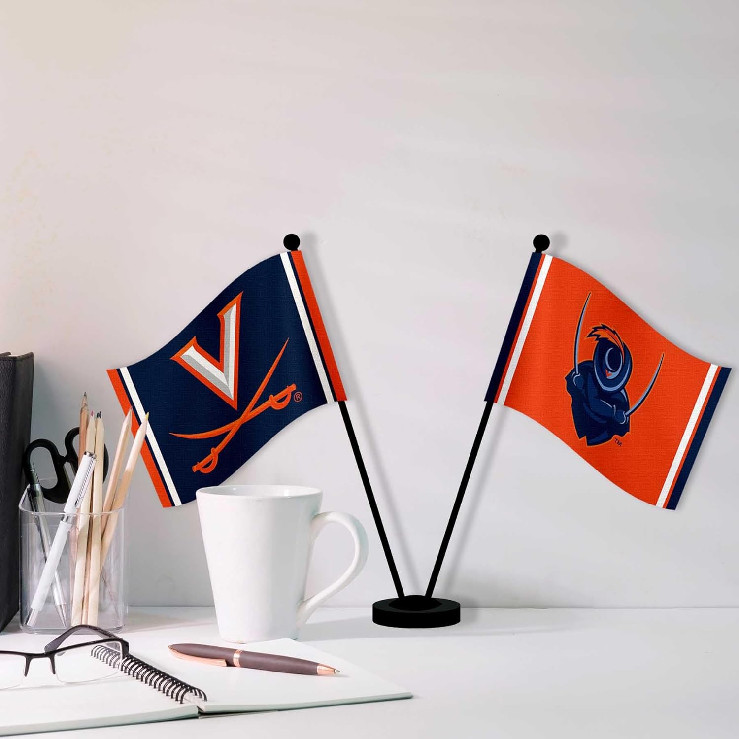 WinCraft Virginia Cavaliers Desk and Table Top Flags - Image 5